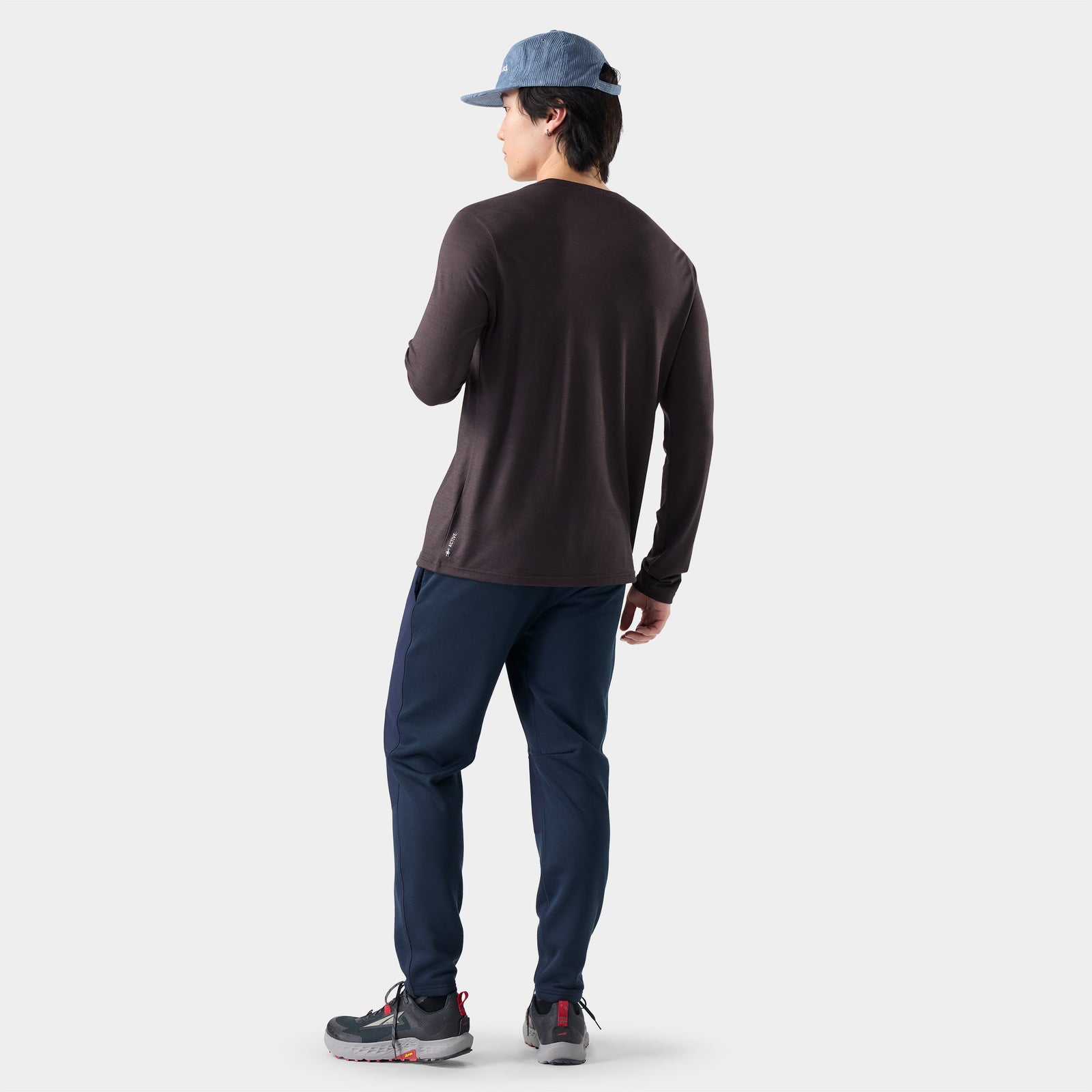 Men's First Chair Pursuit Active Long Sleeve Graphic Tee Mink Heather - ver - 2
