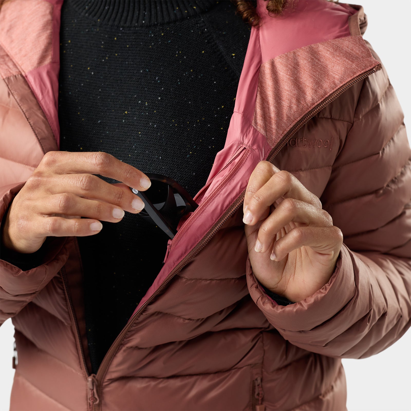 Women's Winterloft Hooded Jacket Mocha - ver - 3