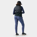 Women's Active Fleece Wind Pant Nightfall Blue-Deep Navy - ver - 2