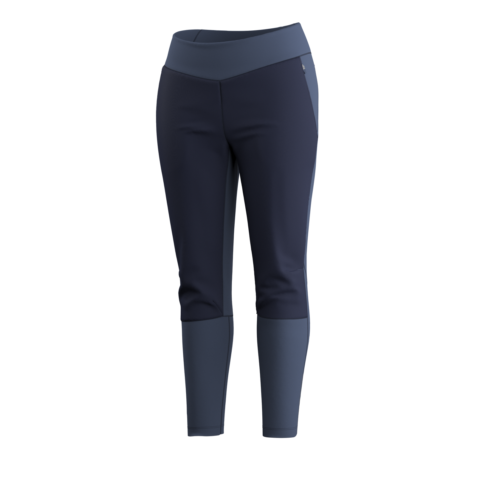 Women's Active Fleece Wind Pant Nightfall Blue-Deep Navy - ver - 5
