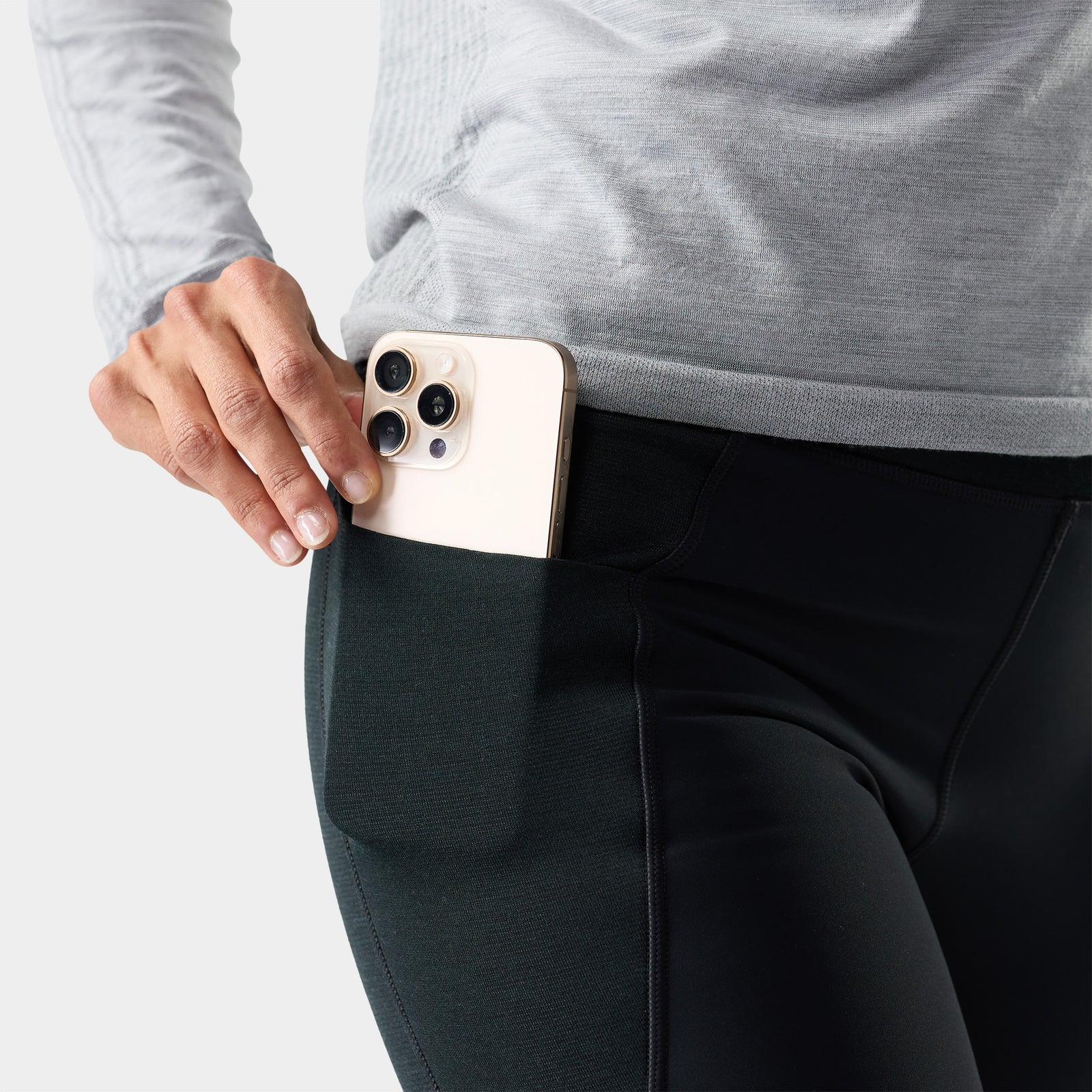 Collant coupe-vent Active Fleece pour femmes  - voir - 3