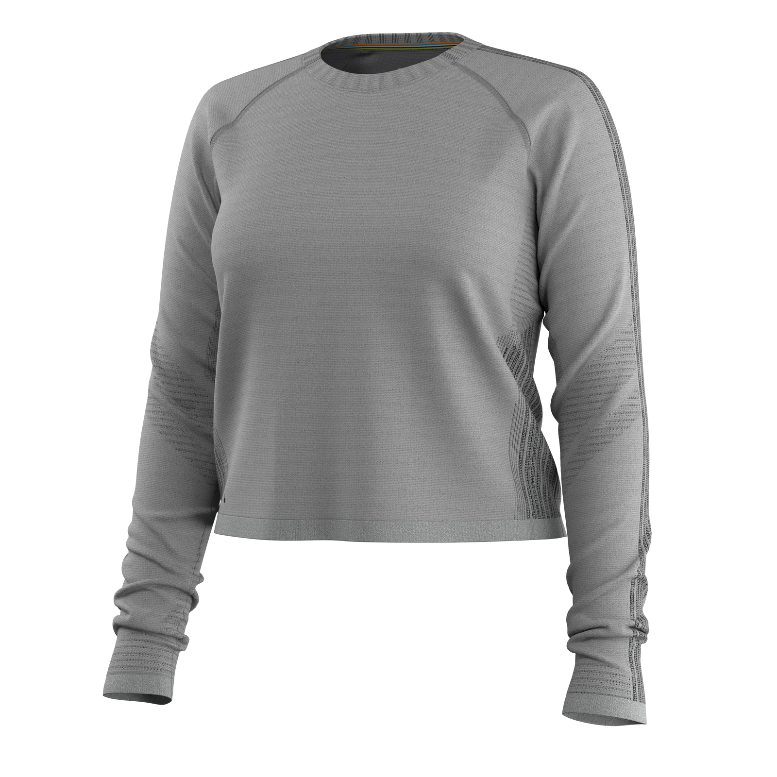 Women's Intraknit Seamless Long Sleeve Light Gray - ver - 4