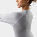 Women's Intraknit Seamless Long Sleeve Light Gray - ver - 3