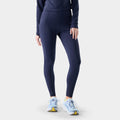 Women's Active Merino Movement Tight Deep Navy - ver - 1