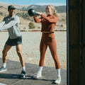Women's Active Merino Movement Tight Burnt Sienna - ver - 4