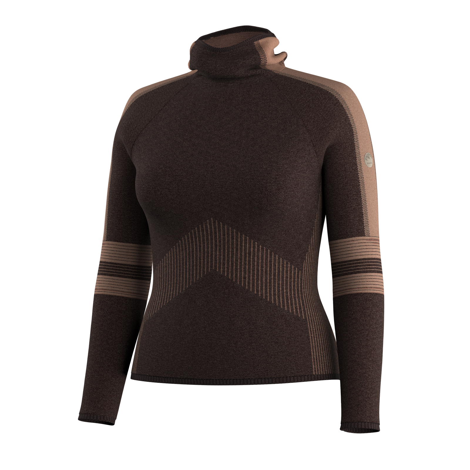 Women's Alpine Turtleneck Dark Mink - ver - 4