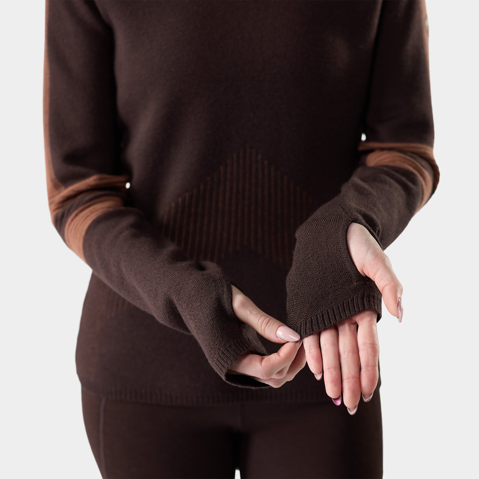 Women's Alpine Turtleneck Dark Mink - ver - 3