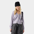Women's Edgewood Cardigan Purple Storm Donegal - ver - 1