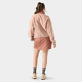 Women's Second Cut Fleece 1/2 Zip Light Mocha - ver - 2