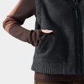 Women's Second Cut Fleece Vest Green Tea - ver - 3
