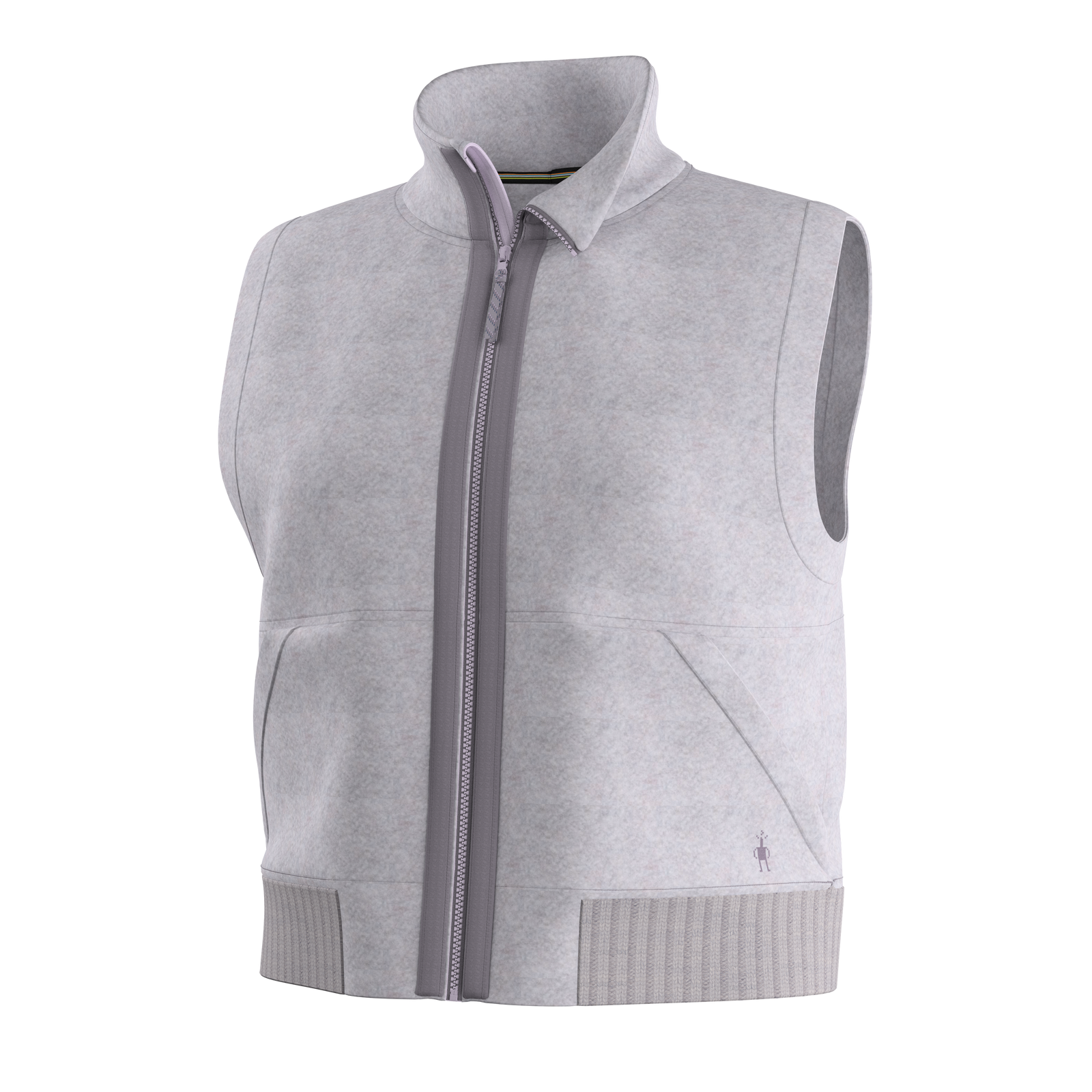Women's Second Cut Fleece Vest Green Tea - ver - 4