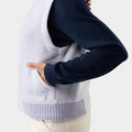 Women's Second Cut Fleece Vest Green Tea - ver - 3