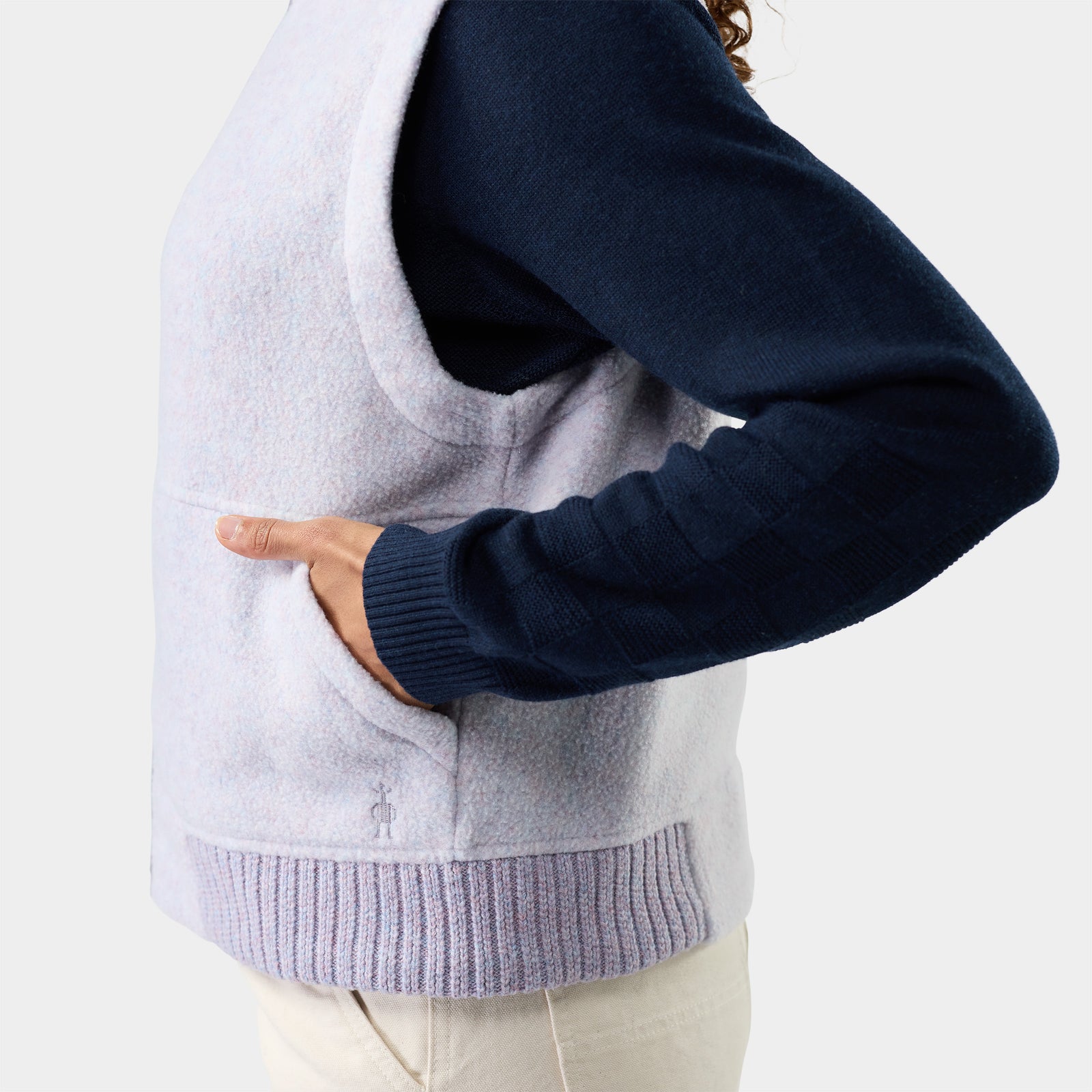 Women's Second Cut Fleece Vest Green Tea - ver - 3