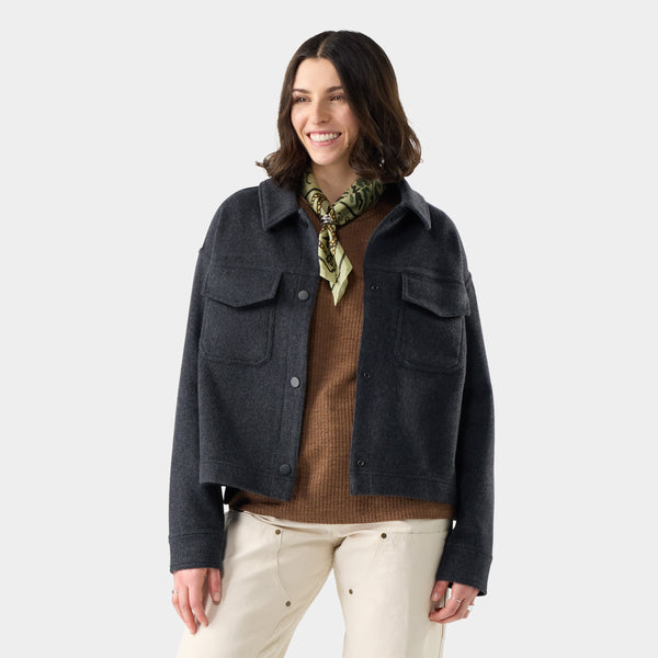 Manteau-chemise court Anchor Line pour femmes