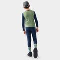 Kids' Classic Merino Blend Base Layer Crew Deep Navy - ver - 2