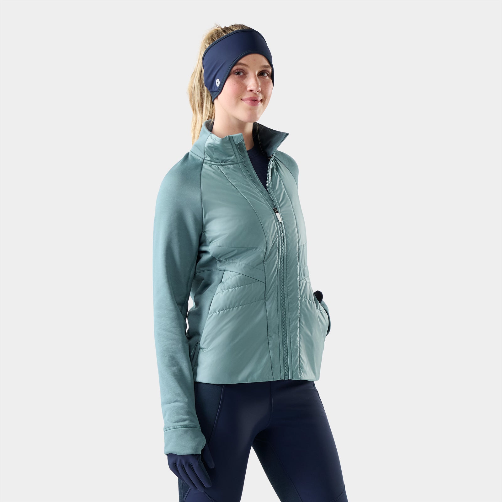 Women's Smartloft Hybrid Jacket Dusty Teal - ver - 1