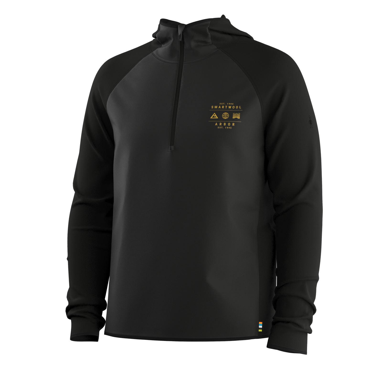 Men's Smartloft 1/2 Zip Hoodie Winter Moss - ver - 5