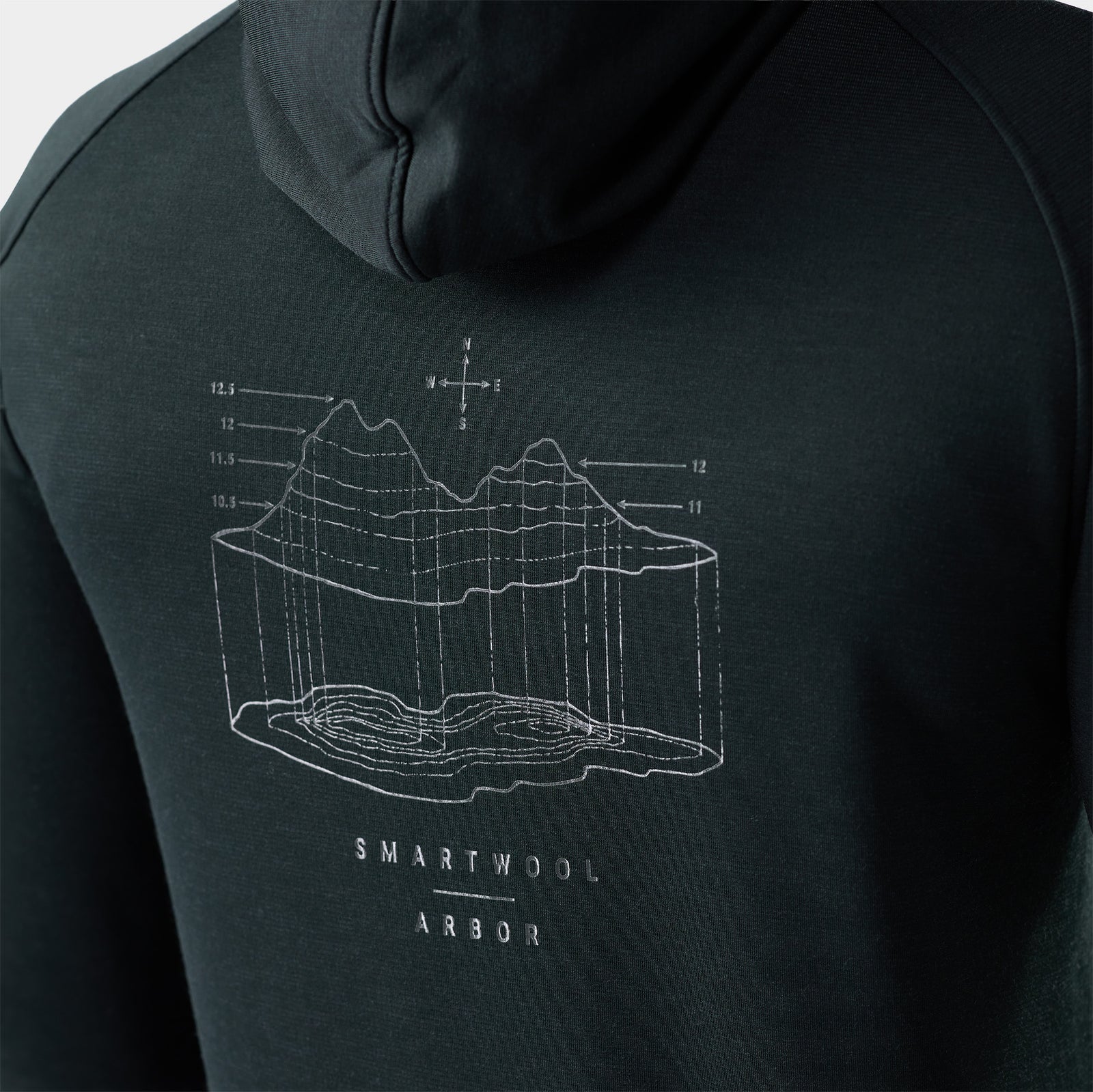 Men's Smartloft 1/2 Zip Hoodie Winter Moss - ver - 4