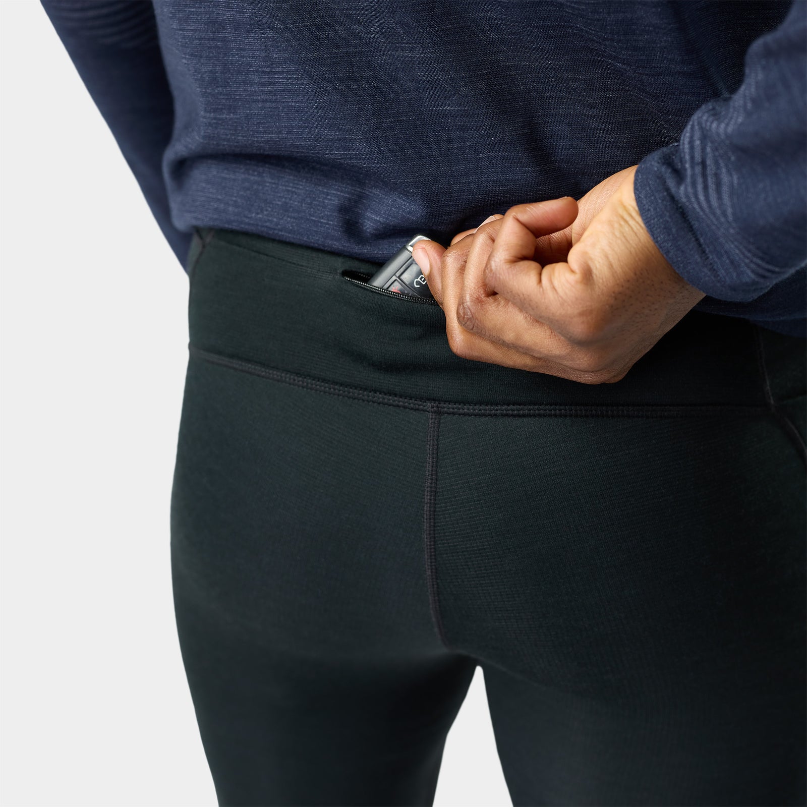 Men's Active Fleece Wind Tight Black - ver - 3