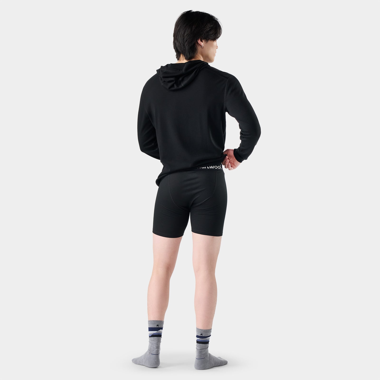 Men's Active Wind Boxer Brief Black - ver - 2