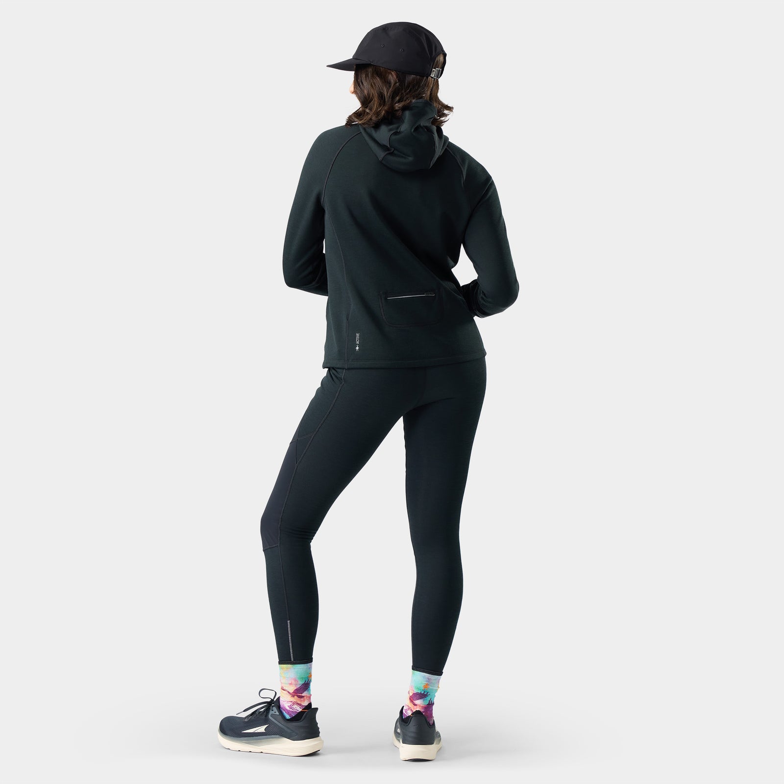 Haut à capuchon coupe-vent Active Fleece pour femmes  - voir - 2