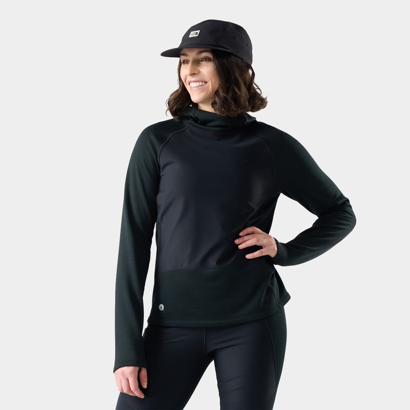 Haut à capuchon coupe-vent Active Fleece pour femmes  - voir - 1
