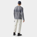 Men's Fisherman Crew Sweater Light Navy - ver - 2