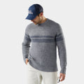 Men's Fisherman Crew Sweater Light Navy - ver - 1