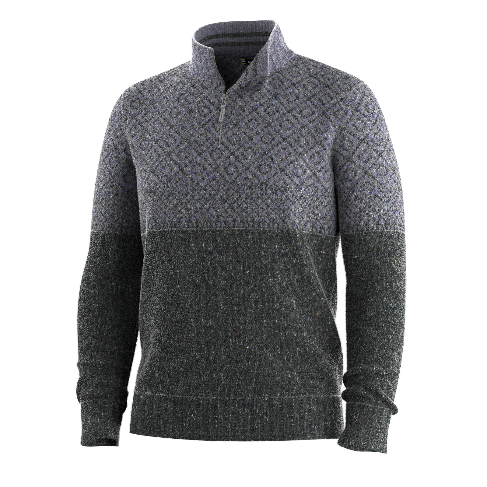 Men's Summit 1/4 Zip Sweater Charcoal Heather - ver - 3