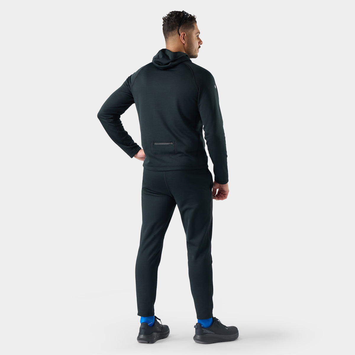 Haut à capuchon coupe-vent Active Fleece pour hommes  - voir - 2