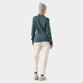 Women's Summit Funnel Neck Sweater Dusty Teal - ver - 2