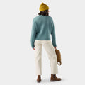 Women's Summit Crew Sweater Dusty Teal - ver - 2