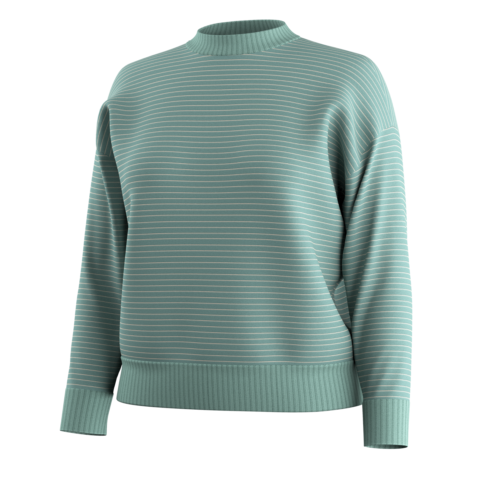Women's Summit Crew Sweater Dusty Teal - ver - 3