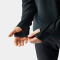 Men's Active Fleece 1/2 Zip Dusty Teal - ver - 3