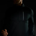 Men's Active Fleece 1/2 Zip Dusty Teal - ver - 4