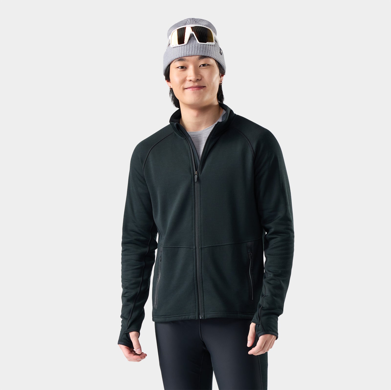 Men's Active Fleece Jacket Storm Gray - ver - 1