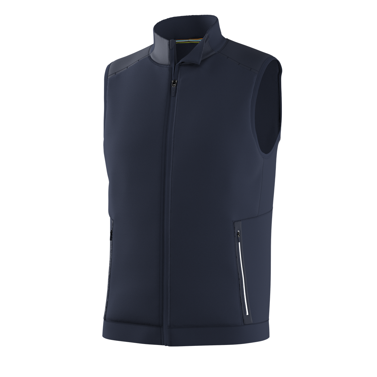 Men's Active Fleece Wind Insulated Vest Black
