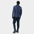 Men's Active Fleece Wind 1/2 Zip Deep Navy - ver - 2