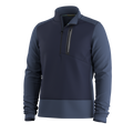 Men's Active Fleece Wind 1/2 Zip Deep Navy - ver - 5
