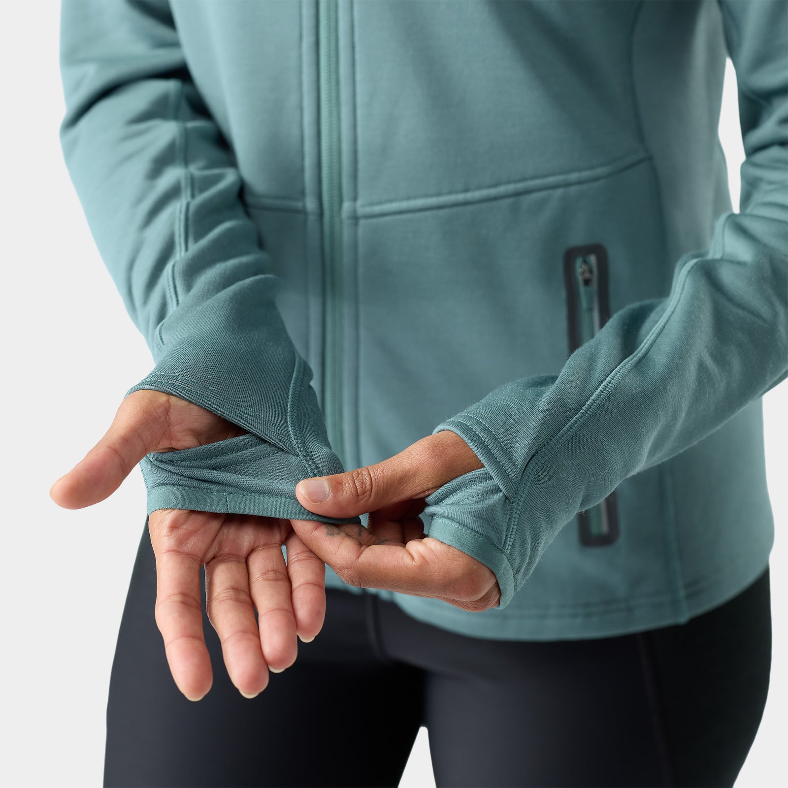 Women's Active Fleece Jacket Deep Navy - ver - 3