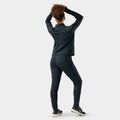 Women's Active Fleece Wind 1/2 Zip Nightfall Blue-Deep Navy - ver - 2