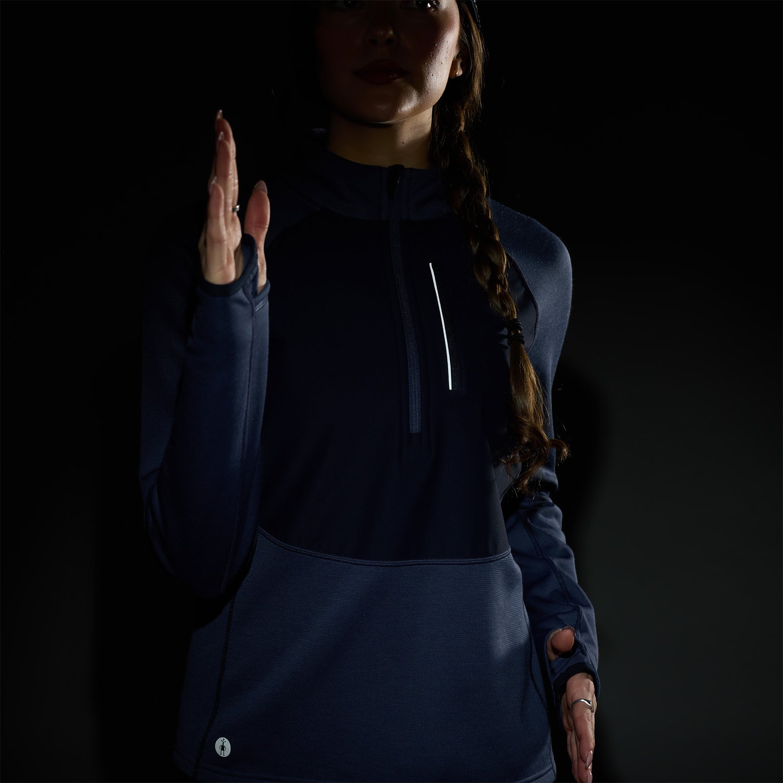 Haut coupe-vent Active Fleece à demi-glissière pour femmes  - voir - 4