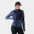 Haut coupe-vent Active Fleece à demi-glissière pour femmes  - voir - 1
