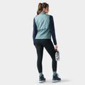 Women's Active Fleece Wind Insulated Vest Dusty Teal - ver - 2