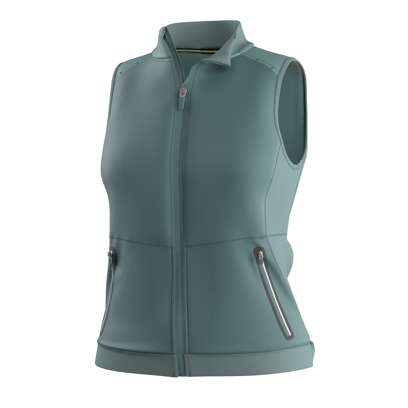 Women's Active Fleece Wind Insulated Vest Dusty Teal - ver - 5