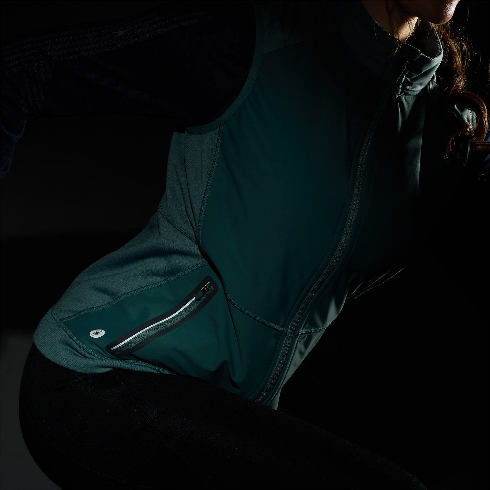 Women's Active Fleece Wind Insulated Vest Dusty Teal - ver - 4