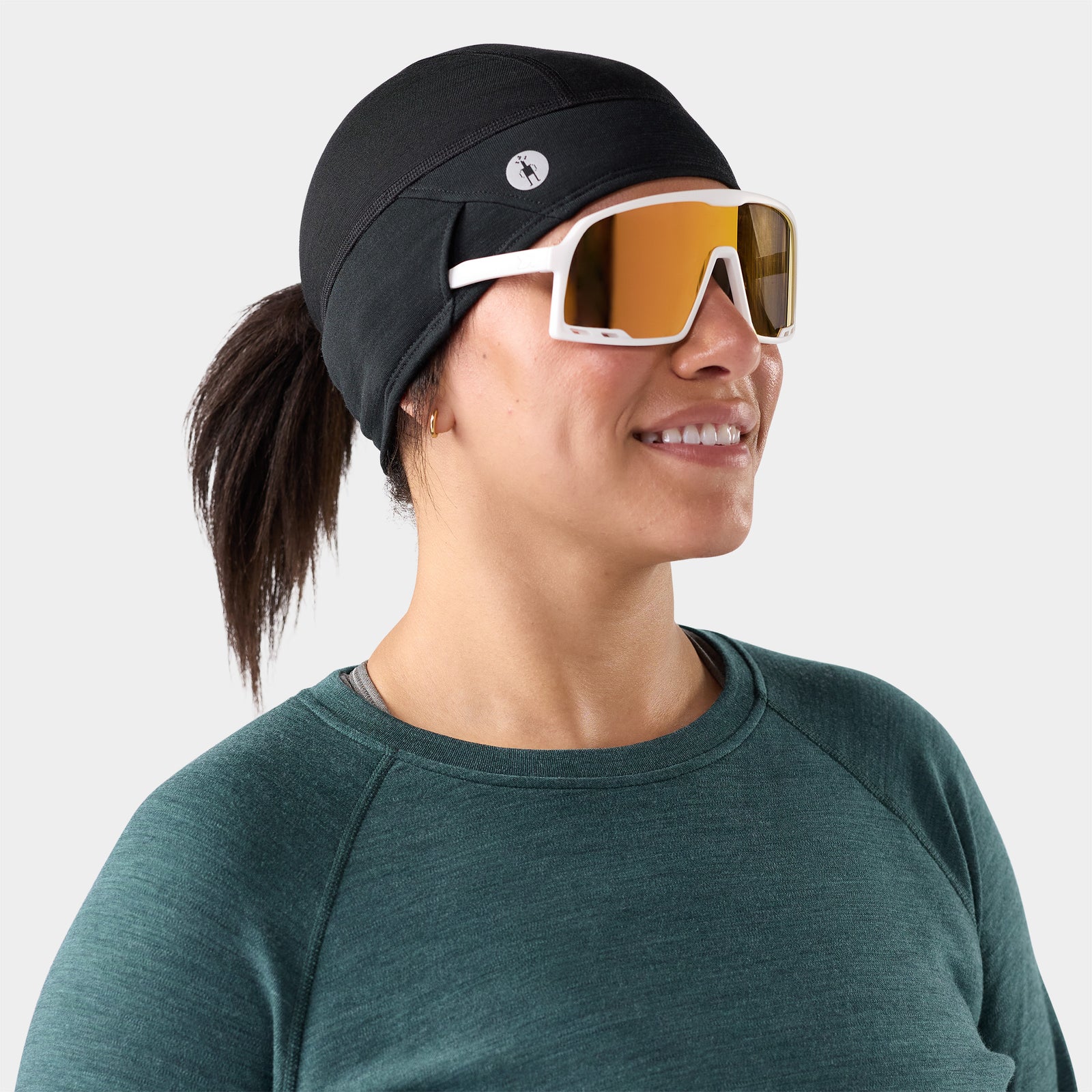 Active Fleece Ponytail Beanie Black - ver - 3