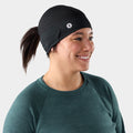 Active Fleece Ponytail Beanie Black - ver - 1