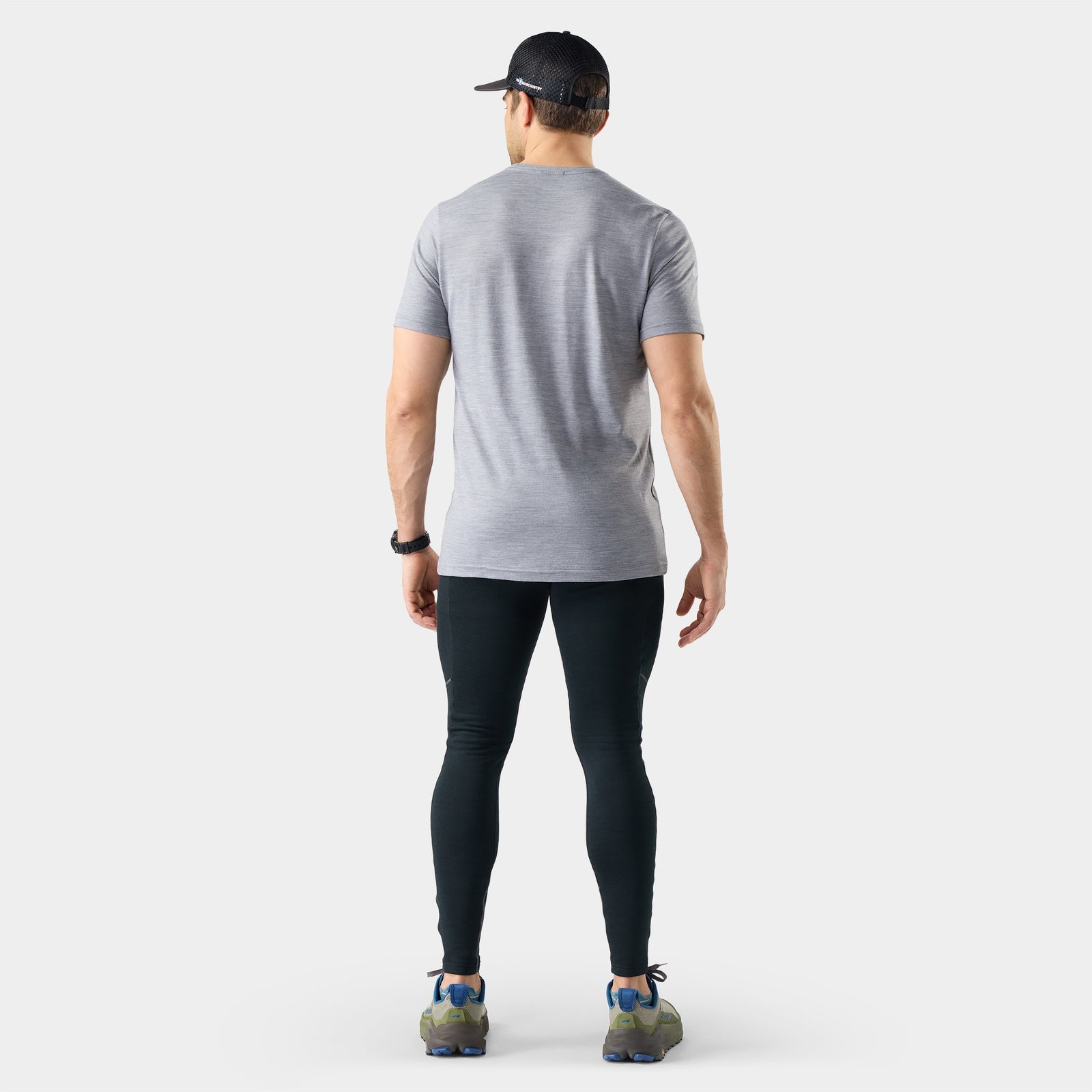 Men's Moose Mode Active Short Sleeve Graphic Tee Light Gray Heather - ver - 2
