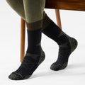 Hunt Cold Weather Tall Crew Socks Black - ver - 2